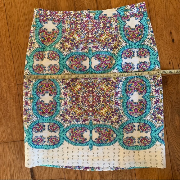 Maeve print linen skirt size 10 - Picture 7 of 10